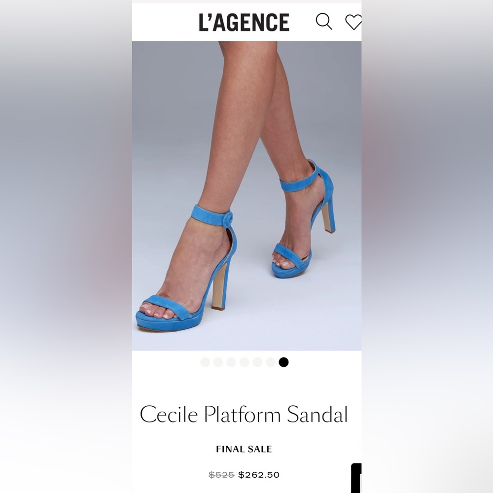 L'Agence Cecile Platform Sandal
